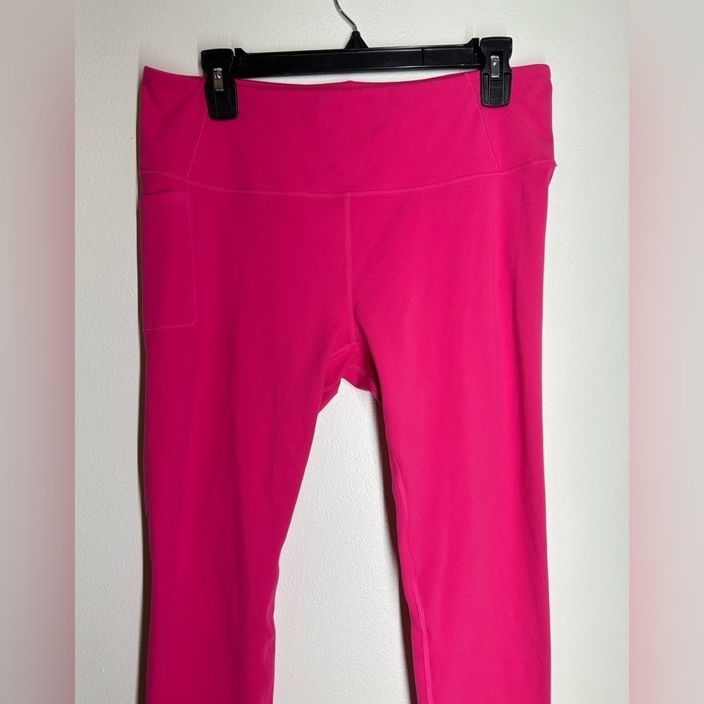 tasc Sculptive 7/8 Pocket Legging‎ Pink Size XL EUC - Picture 13 of 16